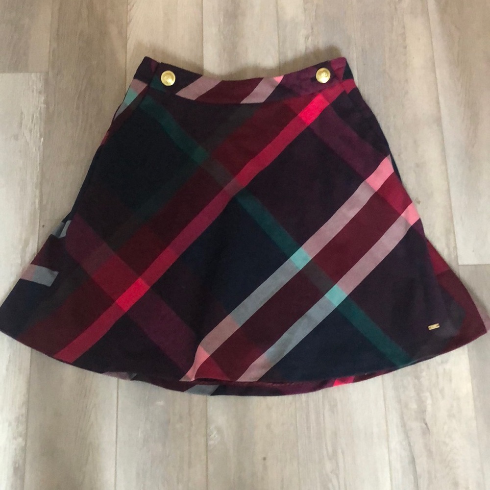 Tommy Hilfiger plaid mini skirt